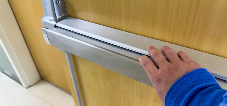Installing a Push Bar on a Door Farragut